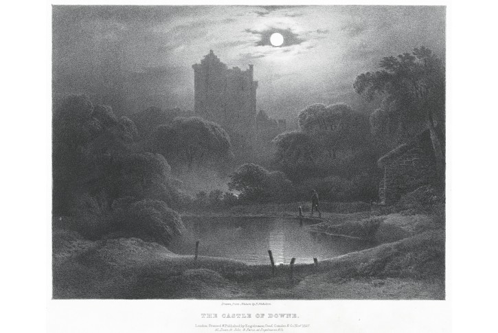 Doune Castle, Engelmann,  litografie, 1827