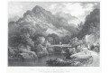 Loch Katrine, Engelmann,  litografie, 1826