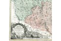 Homann J.B.: kraj  Znojmo a Jihlava, mědiryt, 1720