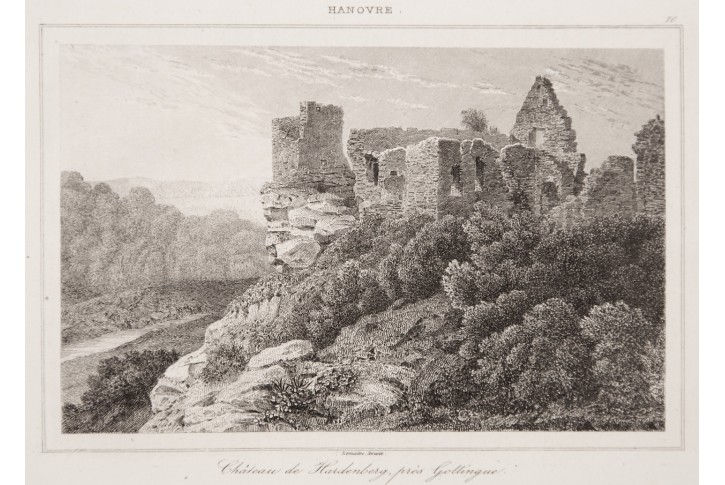 Hardenberg, Le Bas, oceloryt 1842