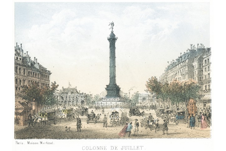Paris Juliet, Riviere, kolor. litografie, 1870