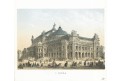 Paris Opera, Riviere, kolor. litografie, 1870