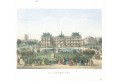 Paris Luxenbourg, Riviere, kolor. litografie, 1870