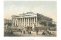 Paris Bourse, Riviere, kolor. litografie, 1870