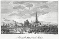 Wien od jihu, André, mědiryt, 1827