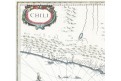 Chile - Chilli, Hondius, mědiryt, 1638