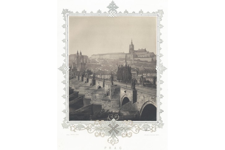 Praha, Wagner, litografie, 1866