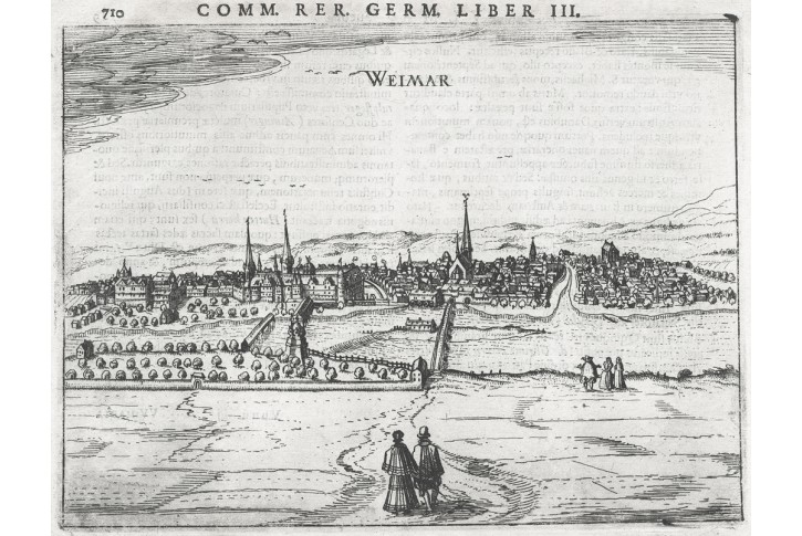 Weimar, Bertius, kolor. mědiryt , 1616