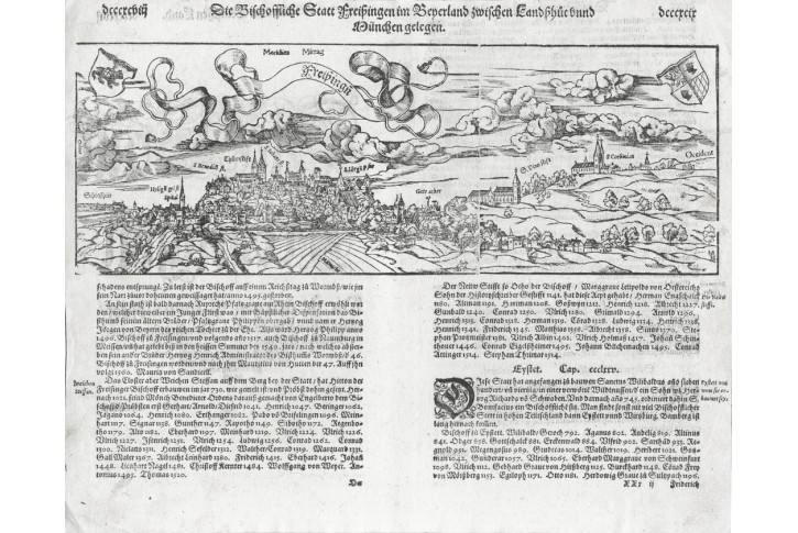 Freising, Münster S., dřevořez , 1570