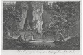 Adršpach vodopád, Darnstedt, mědiryt, (1810)