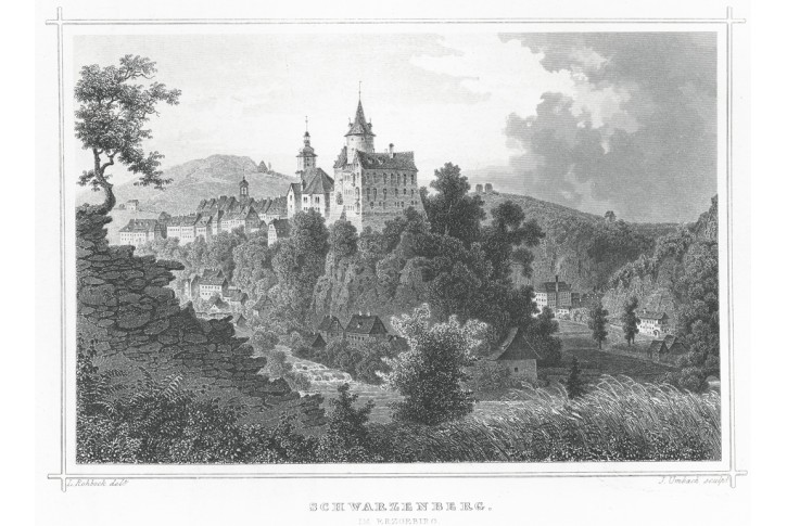 Schwarzenberg, Rohbock, oceloryt 1870