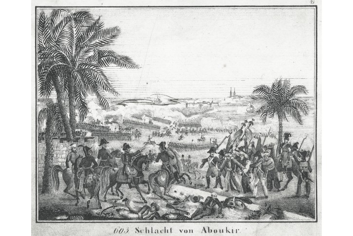 Abukír bitva, Neue Bilder.., litografie , 1837