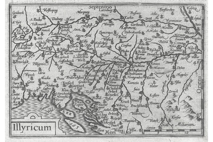 Langenes : Illiricum, mědiryt, 1609