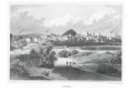 Brno celkový pohled , Lange, oceloryt, 1842
