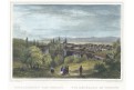 Teplice – celkový, Schimmer, kolor. oceloryt, 1842