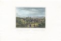 Teplice – celkový, Schimmer, kolor. oceloryt, 1842