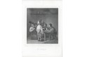 Hráči karty hospoda, Lloyd, oceloryt, 1860