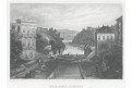 Lockport Erie canal, Meyer, oceloryt, 1850