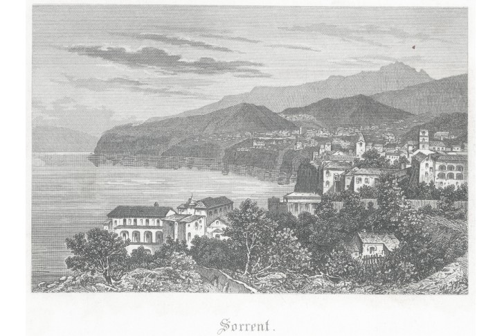 Sorrento, oceloryt, 1850