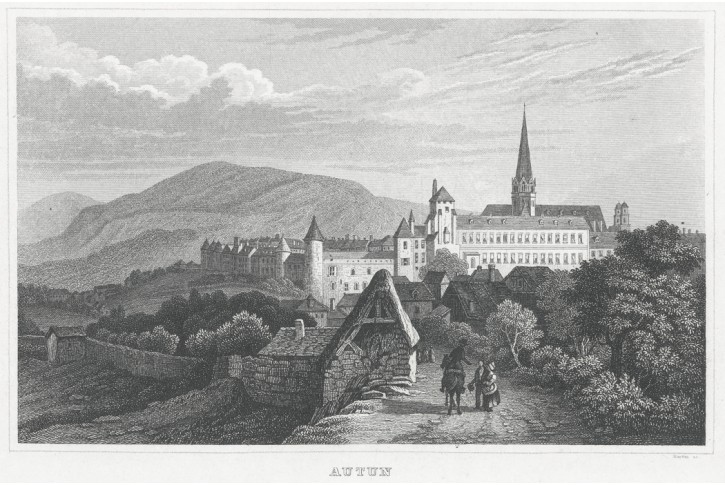 Autun, oceloryt, (1840)