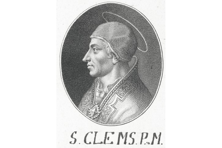 Klement XIV, Papež , mědiryt, (1820)