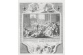 Sv. Petr uzdravuje stínem, mědiryt, 1728
