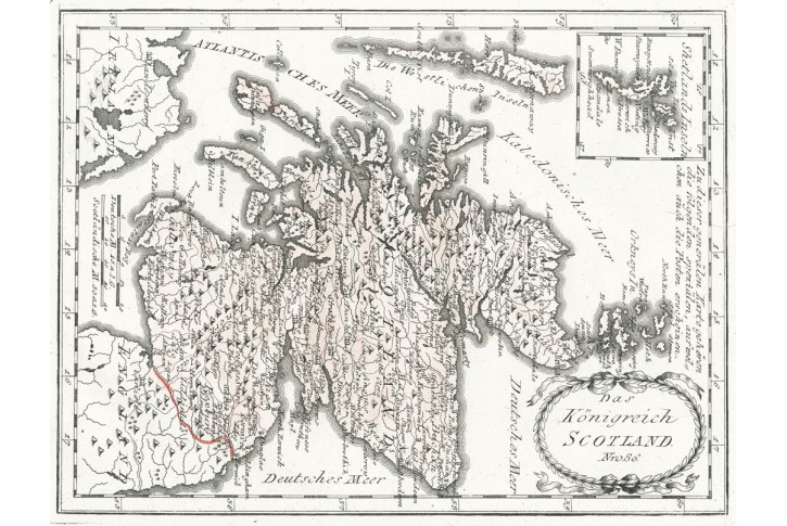 Reilly : Scotland, mědiryt 1791
