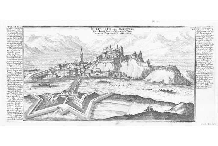 Kuffstein, Bodenehr, mědiryt, 1721