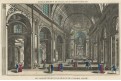 Řím Sv. Petr kukátko , kolor. mědiryt, (1780)