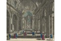 Řím Sv. Petr kukátko , kolor. mědiryt, (1780)