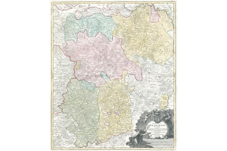 Lotter, Brabantiae, kolor. mědiryt,1760