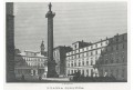 Roma Piazza Colona , oceloryt, 1840