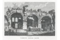 Roma Tempio della Pace, oceloryt, 1840