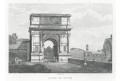 Roma Arco di Tito, oceloryt, 1840