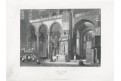 Venezia San Marco inter , Payne, oceloryt 1860