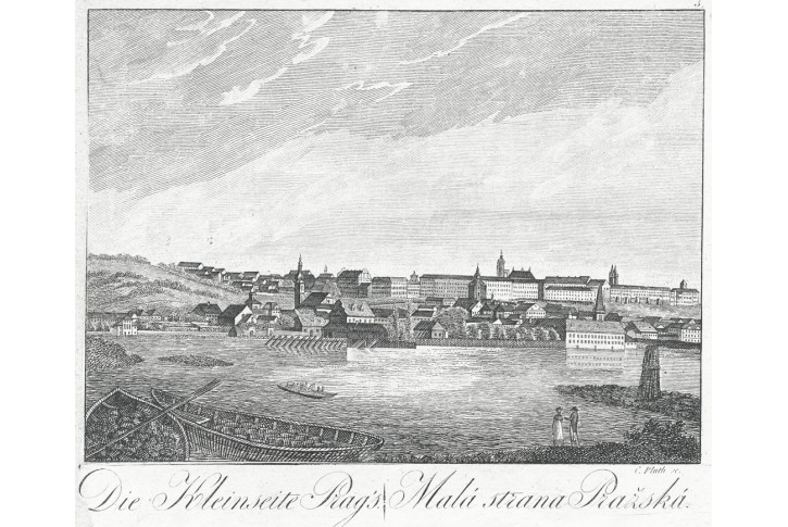 Praha Malá Strana, Hyllos, mědiryt , 1820