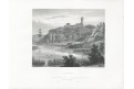 Kokořín, Mikovec, oceloryt 1860