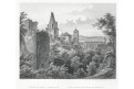 Beroun Staré Hradby, Mikovec, oceloryt 1860