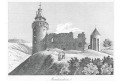 Freudenštejn - Šlikovka, Heber, litografie, 1845