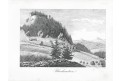 Blankenstein - Blansko,  Heber, litografie, 1847