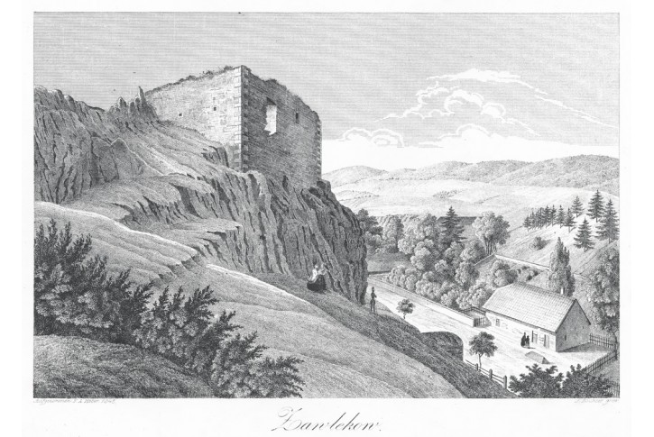 Zavleko, Heber , litografie, 1846