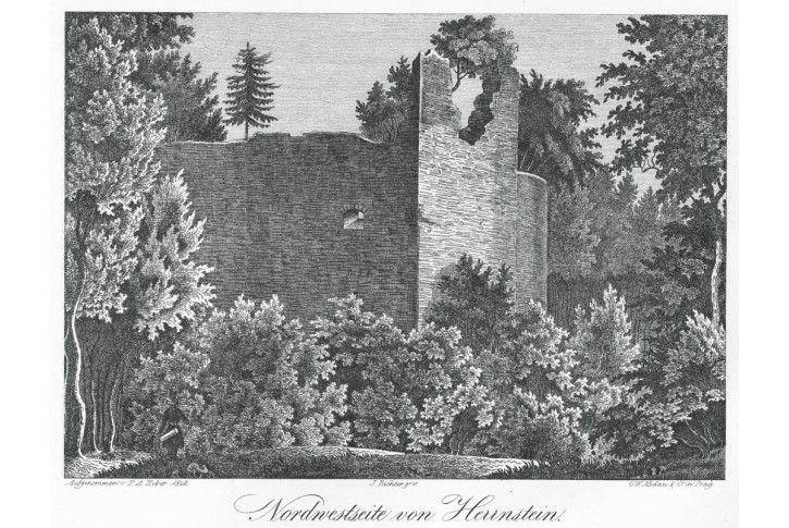 Herrnstein od sz, Heber, litografie, 1846