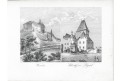 Bezdružice - Weseritz, Heber, litografie, 1849