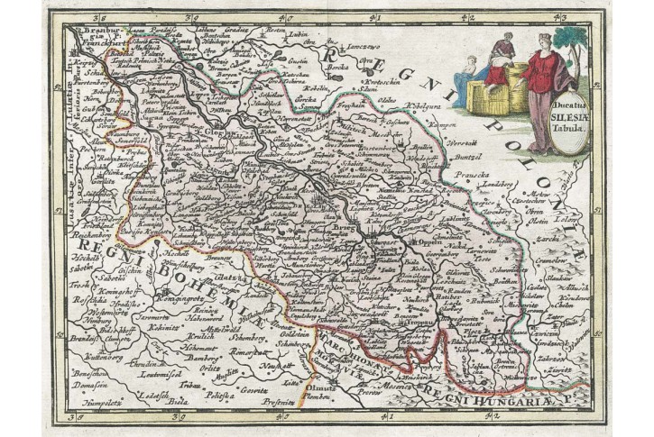 Weigel : Silesia, mědiryt 1724