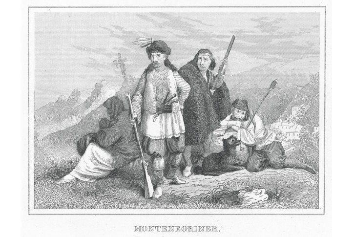 Černohorci, Kleine Universum, oceloryt, (1840)