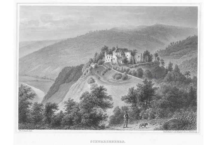 Schwarzenberg, Mayer, oceloryt, 1872