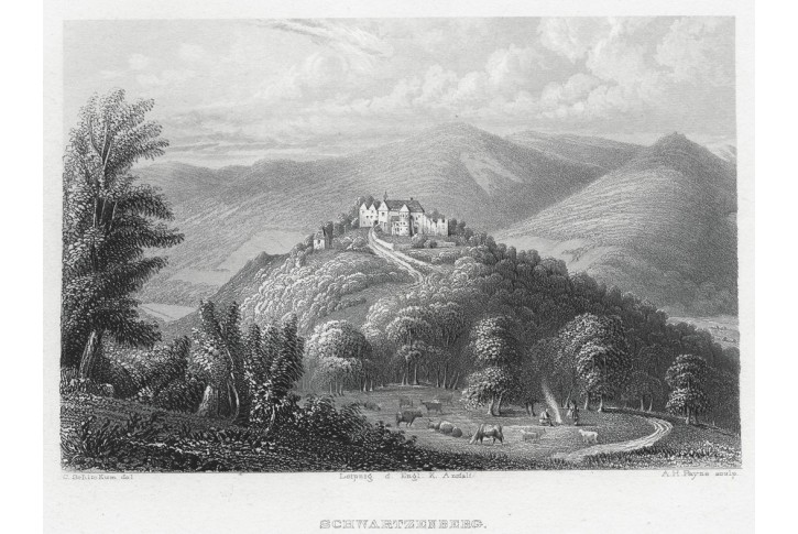 Schwarzenberg, Payne, oceloryt, (1840)