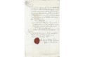 Potvrzení o křtu Leipzig 1800