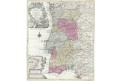 Lotter, Portugalliae, kolor. mědiryt,1760