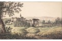Hollenegg , Kaiser, kolorovaný lept, 1835